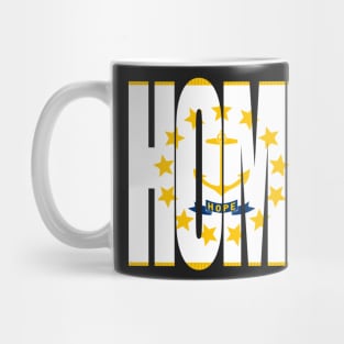 Rhode Island Home - State Flag Mug